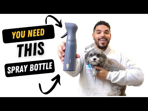 Hair Styling Spray Bottle Black