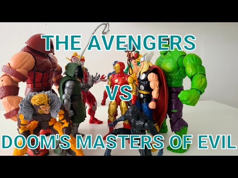 Avengers Stop Motion | The Avengers vs Doctor Doom's Masters of Evil Part 1