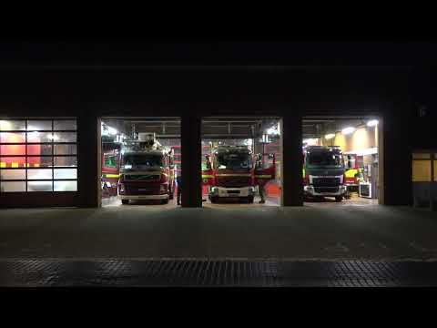 East Sussex Fire & Service Eastbourne x2 pumps and Alp - Full Turn - Out