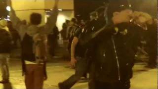 Occupy / Woman suffocating from OPD Tear Gas Attack 10/25/11