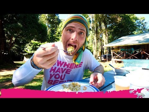 Local SURINAMESE FOOD + CRAZY Road trip & Hike to Browns Mountain Waterfalls | Brownsweg, Suriname