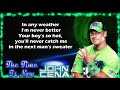 John Cena WWE Theme The Time Is Now Lyrics