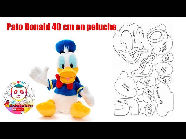 Vídeo relacionado con Disney Store Peluche Mediano del Pato Donald, Altura: 45 cm, Peluche con un Acabado de Tacto Suave y Detalles Bordados, Lleva su Habitual Traje de Marinero, para Todas Las Edades
