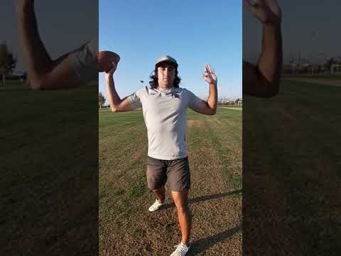 Part of a video titled How QBs Can Throw BULLET PASSES - YouTube