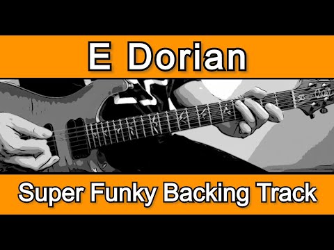 Super Funky Guitar Backing Track In E Dorian