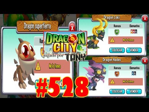 Dragon City "Capítulo 528 - El Dragón Supertierra, Dragón Loki y Dragón Hades" por Tony