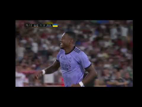 David Alaba Scores Free Kick - Almeria 1:2 Real Madrid
