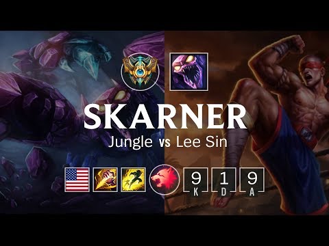 Skarner Jungle vs Lee Sin - NA Challenger Patch 8.20