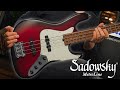 VINTAGE Meets VERSATILITY The SADOWSKY MetroLine Vintage J J Bass In Burgundy BlackBurst Demo