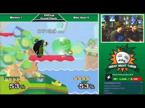 Friday Night Turnip 46 - Mike Haze (Fox) Vs Wieners (Marth) - Grand Finals