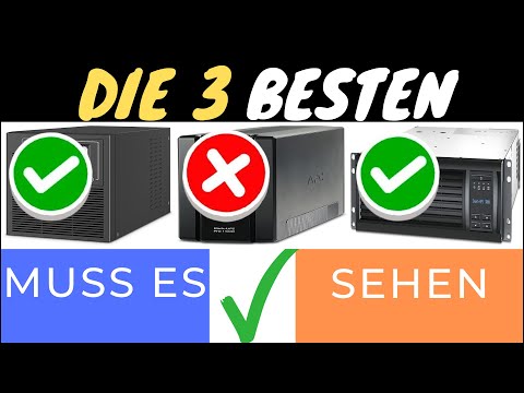 DIE TOP 3 USV 3000VA ONLINE DOPPELTWANDLER FÜR 2025 ⚡️🔋 TEST & VERGLEICH!