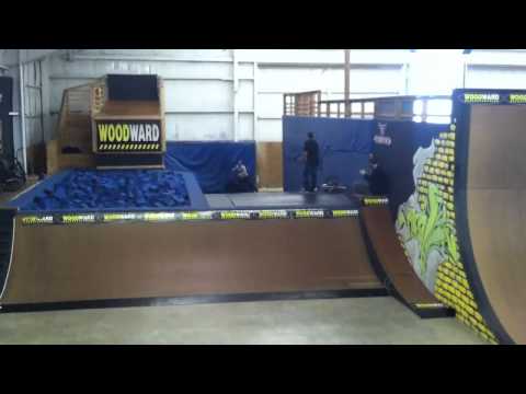 Jeff Kocsis backflip 180 Woodward