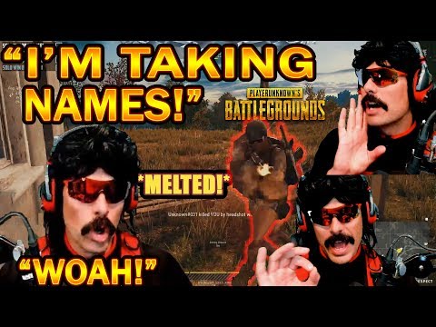 DrDisrespect SWARMED & Insta Killed By Stream Snipers In PUBG! + Reports Them! (Followed!)