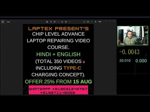 Dell 15 Laptop Power On But No display in Hindi PLTRST signal missing Laptop Repair Course Laptex