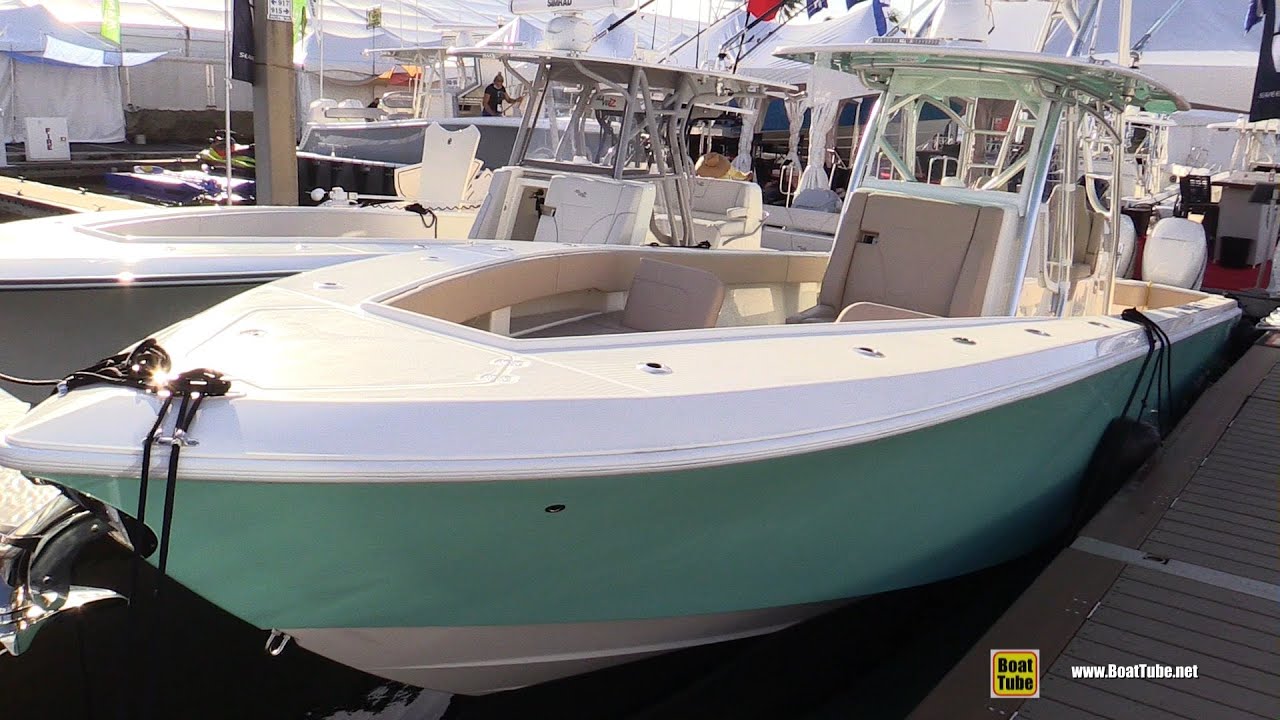 SeaVee 340Z Center Console Walkaround Tour - 2020 Fort Lauderdale Boat Show