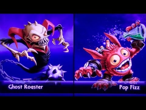 SKYLANDERS GIANTS GHOST ROASTER VS PUNCH POP FIZZ