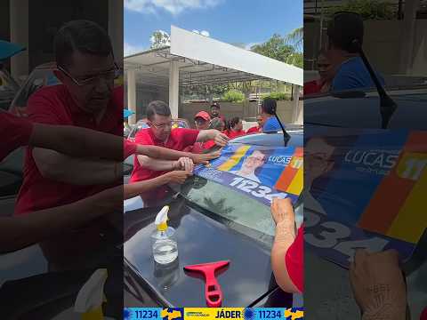 Adesivaço de Jáder Pimentel Filho na saída de Guarabira para Pilõezinhos na Paraíba #eleições2026