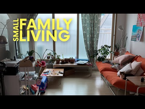 Apartment Makeover Room Swap | Small Family Living Ep. 1