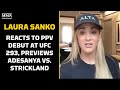 Laura Sanko Reacts To PPV Debut At UFC 293, Previews Adesanya vs. Strickland | MMA Fighting