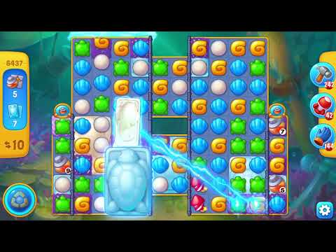 Fishdom 6437 Level - 21 moves - NO BooSTERS