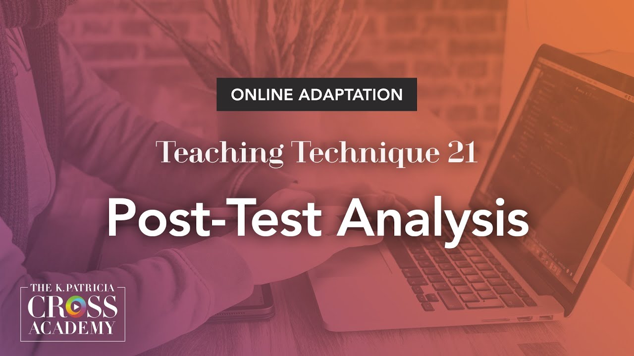 Online Teaching Adaptation: Post Test Analysis