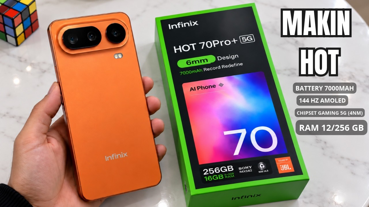 INFINIX MULAI NGEGAS‼️INFINIX HOT 70 PRO+ 5G DATANG BAWA PERUBAHAN BESAR