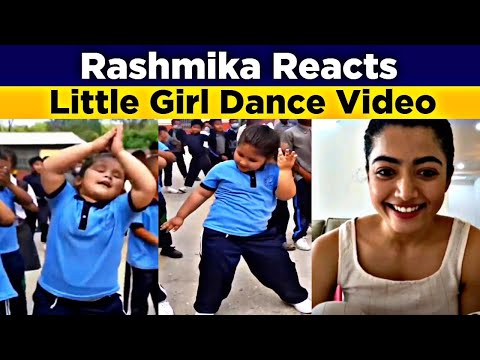 School Girl Dancing For Pushpa Saami Saami Song | Rashmika Reacts Little Girl Dance Video | Pushpa