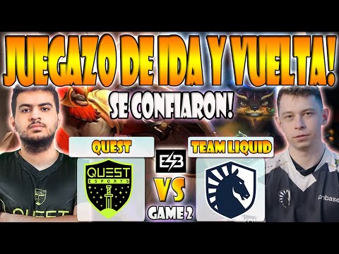 TEAM LIQUID VS QUEST BO3[GAME 2] ELIMINACIÓN - NISHA, BOXI VS ATF, NOOB - BALI MAJOR 2023 - ESB DOTA