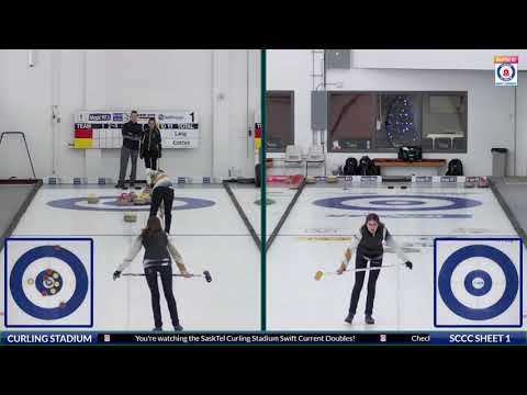 Cotter/Cotter vs. Lang/Lang - Draw 4 - SaskTel Curling Stadium Swift Current DOUBLES