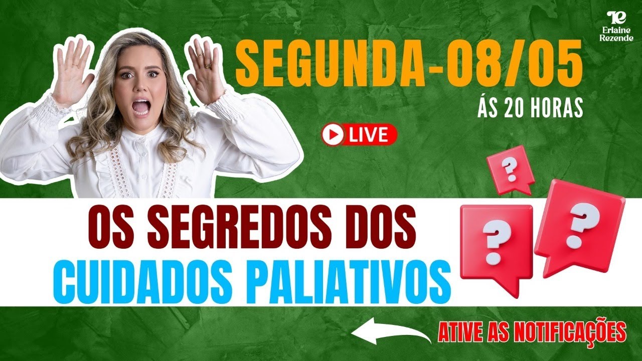 Live - Descubra os segredos dos Cuidados Paliativos - 08/05/2023