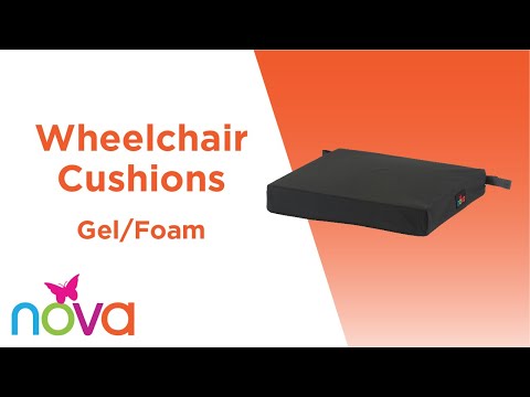 Gel and Memory Foam Wheelchair Cushions