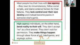 Thumbnail for 🧠 Low Agency vs High Agency - Who Is Really In Control?