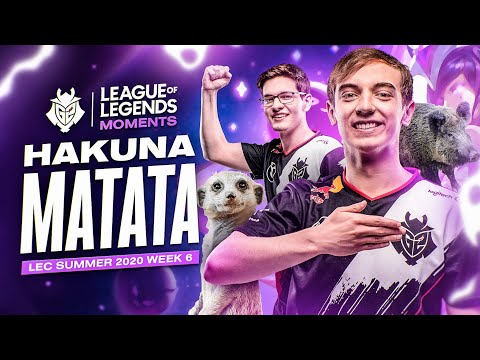 Hakuna Matata | LEC Summer 2020 Week 6 Moments