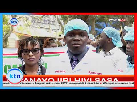 Maafisa wa kliniki waandama jijini Nairobi, wataka baraza la magavana liwasikilize