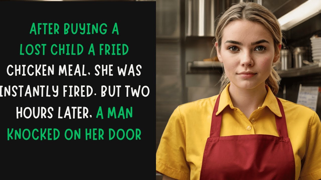After Buying a Lost Child a Fried Chicken Meal, She Was Fired. 2hrs Later, a Man Knocked on Her..