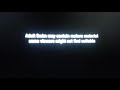 Cartoon Network Sign Off And Adult Swim Sign On Disclaimer Bumper 2011