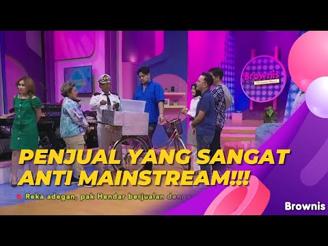 REKA ADEGAN SAAT PAK HENDAR JUAL CIMOL DENGAN CIRI KHAS SERAGAM UNIKNYA | BROWNIS (28/3/22) P4