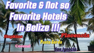 FAVORITE & NOT SO FAVORITE HOTELS IN BELIZE!!#hotel #belize #travel #vacation #b