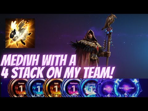 Medivh Polybomb - Playing Medivh with a 4 stack on my team! - B2GM Season 5 (Masters)