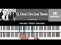 St. Elmo's Fire Love Theme - David Foster (Sheet Music - Piano Solo - Piano Cover - Tutorial)