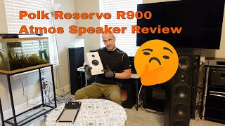 Video thumbnail for Polk Audio Reserve R900 Review. Atmos Height Channel Speakers. Wall Mount and Speaker Top Audio by OldTrades
