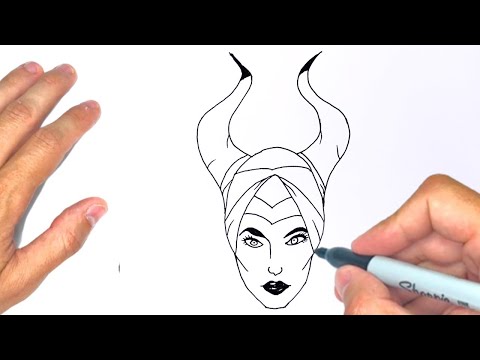 Maleficent Easy Drawing