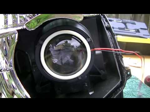 DIY 07 08 Nissan Maxima Aftermarket Headlights COB Halo Install