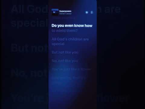 Superpowers - Daniel Caesar #danielcaesar #superpowers #lyrics #music #shorts #fyp