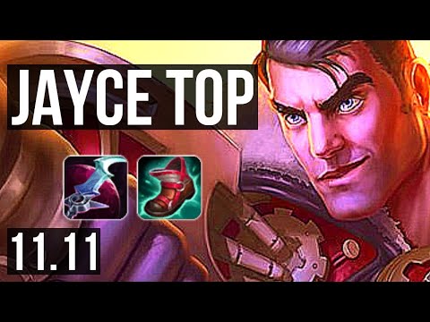 JAYCE vs FIORA (TOP) | 8/0/2, Legendary, 400+ games | KR Master | v11.11