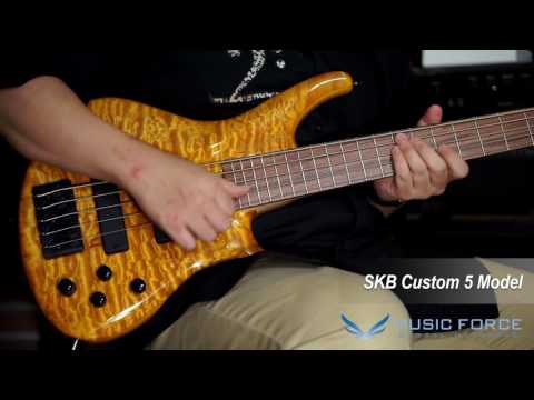 Roscoe SKB Signature V Exhibition Grade Quilt Maple Top-Black Gold image 9
