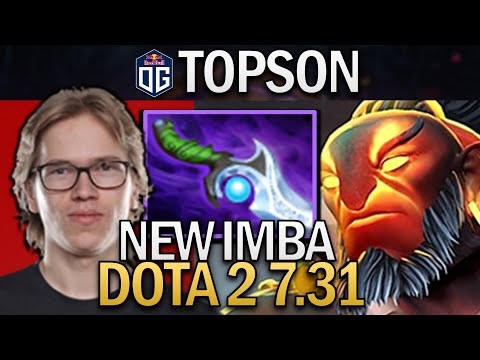 OG.TOPSON EMBER SPIRIT WITH DIFFUSAL BLADE - DOTA 2 7.31 GAMEPLAY