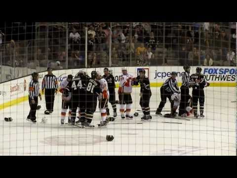 2012-03-24 Mike Ribeiro Stars vs Mark Giordano Flames