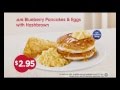 KFC A M Blueberry Pancakes Eggs With Hashbrown