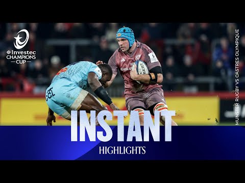 Back and forth battle | Munster v Castres Olympique | Investec Champions Cup Instant Highlights